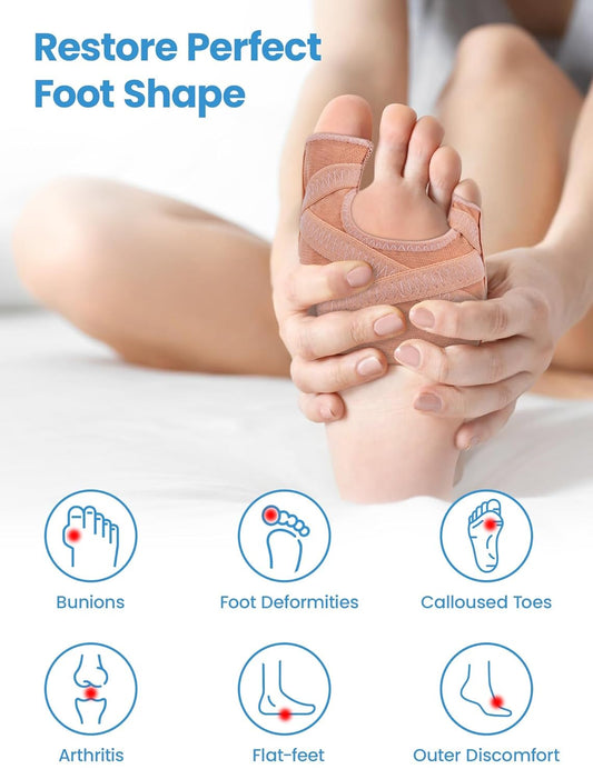 Bunion Corrector, Breathable Big Toe Straightener for Women and Men, Bunion Fix and Relief - 1184756293754